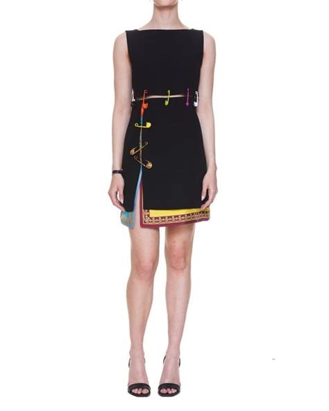 versace pinsel|versace safety pin dress.